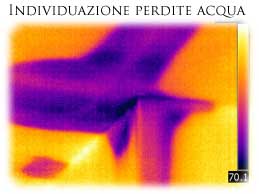 Ricerca infiltrazioni di acqua con la termografia